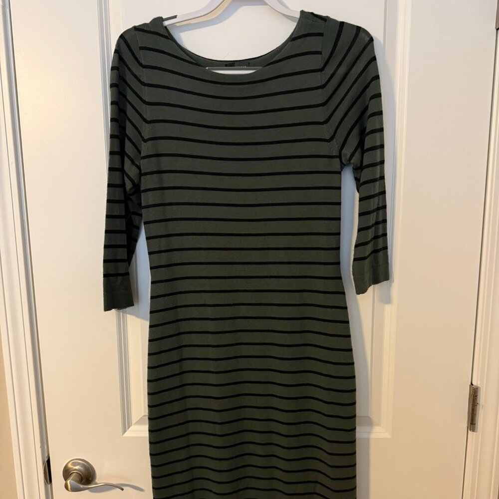 Striped Fitted Dress